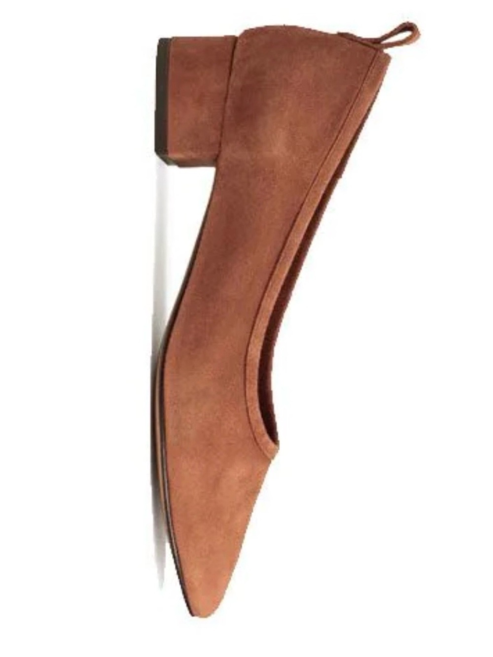 BNIB H&M Premium Genuine Suede Rust Ballet Flats